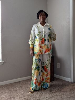 Floral Print Women's Set